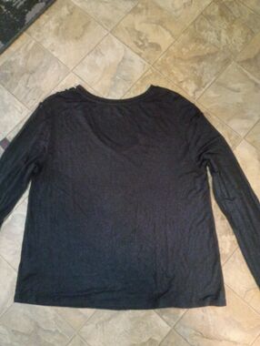 Juniors "No Boundaries" Black Lattice Design Top size Large (11-13) NWTS